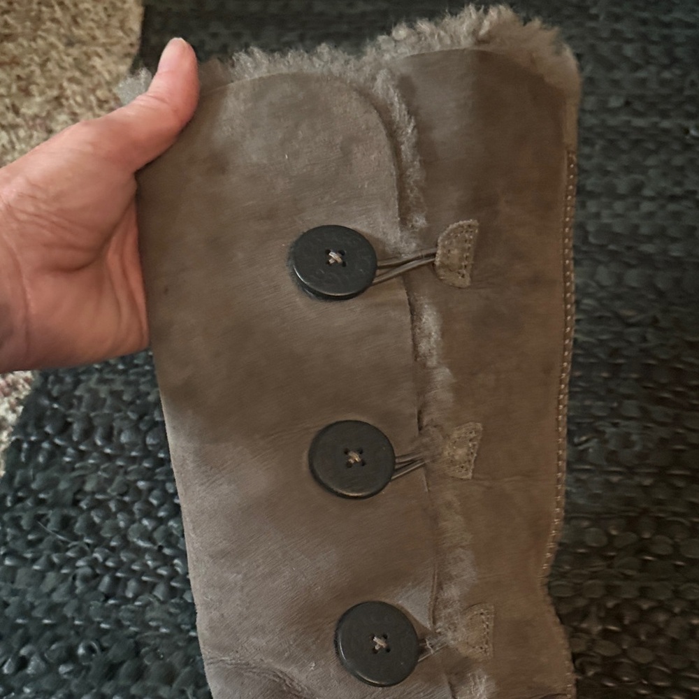 UGG Charcoal grey Buttoned Winter Boots - Picture 5 of 10